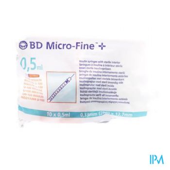 Bd Microfine+ Ins.spuit 0,5ml 29g 12,7mm 10 324824
