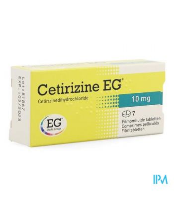 Cetirizine Eg Comp 7 X 10mg