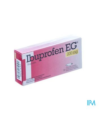 Ibuprofen Eg 200mg Omhulde Tabl 30 X 200mg