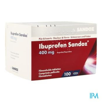 Ibuprofen Sandoz 400mg Comp Pell 100x400mg