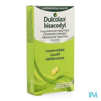 Dulcolax Bisacodyl Drag 40x 5mg