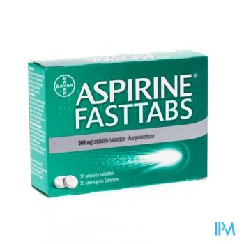 Aspirine Fasttabs 500mg Filmomh.tabl 20