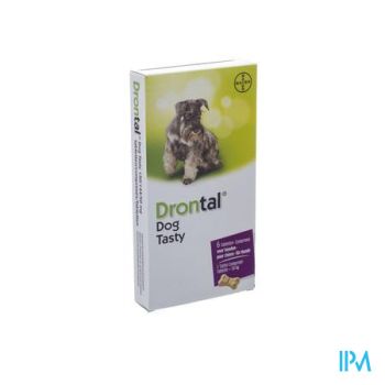 Drontal Tasty Bone 150/144/5mg 10kg Dog Comp 6
