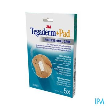 Tegaderm + Pad 3m Transp Steril 9cmx15cm 5 3589p