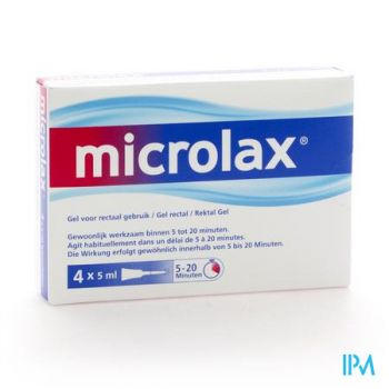 Microlax 4 X 5ml