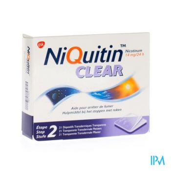 Niquitin Clear Patches 21 X 14mg