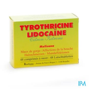 Tyrothricine Lidoca Citroen Comp 48