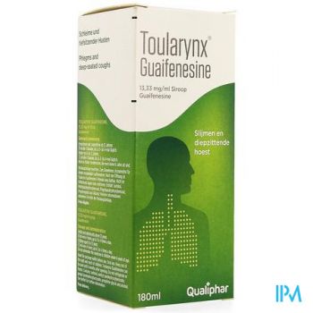 Toularynx Guaifenesine 13,33mg/ml Siroop 180ml