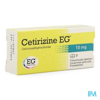 Cetirizine Eg Comp 7 X 10mg