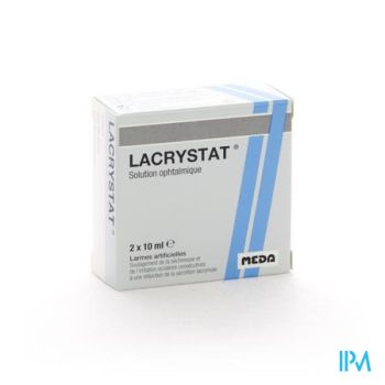 Lacrystat Collyre Fl 2x10ml Nf